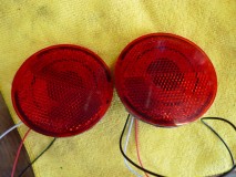 ウェイクのリアリフレクターLED取付とバック球LED交換 LED埋め込んで