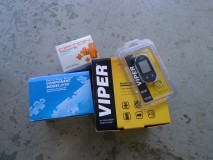 20系ヴェルファイアのセキュリティー取付 今回使うパーツです。 VIPER3606にオプションでアンサーバックリモコンを付けて ボイスモジュールに連動ユニットというフルセットです。