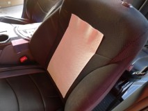 プリウスアルファーのシートヒーター&シートカバー施工とパネル打ち替え その前にシートヒーターを貼り付け
