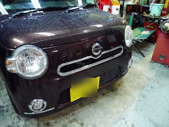 ミラ ココア の室内パネルのLED打ち替え ミラ ココア の室内パネルのLED打ち替え