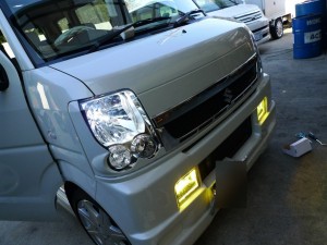 エブリィのヘッドライト・フォグランプHID化