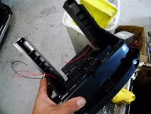 C26セレナのエアコンパネル他スイッチ類のLED打ち替え ドリンクホルダーにもLEDを追加しました。
