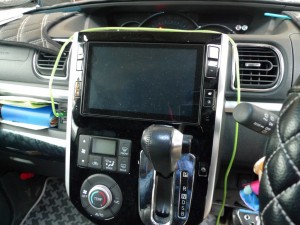 タントの走行中Tv視聴加工