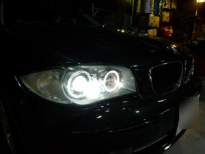 E87BMW 1シリーズのヘッドライト不点灯 AFTER