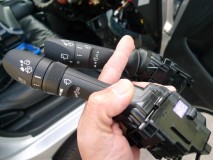 4型ハイエースのマニュアルエアコン打ち替え他 ワイパーレバーも交換。間欠タイマーコントロール付きです。