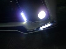 30ヴェルファイアのLED加工いろいろ・・・。 ジャストフィットのLEDデイライトも追加で取り付けしました。