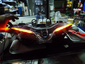 Ducati Panigale ドゥカティ パニガーレ 1199のヘッドライト加工 その２