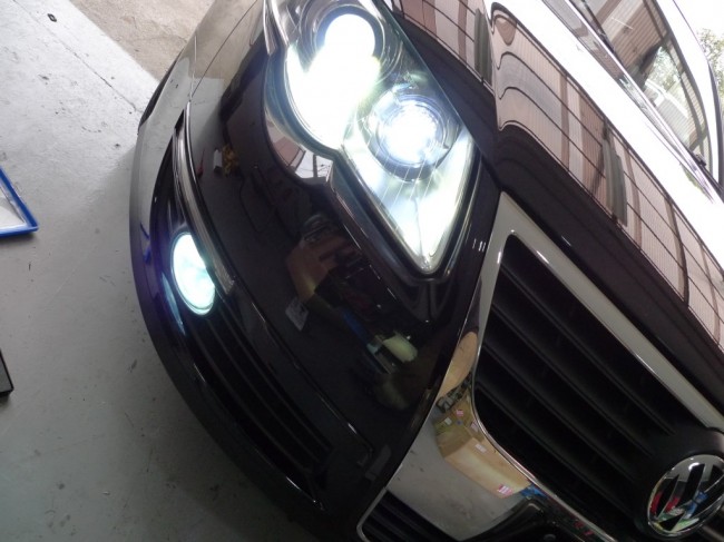 VWパサートのフォグランプHIDと他LED化 VWパサートのフォグランプHIDと他LED化