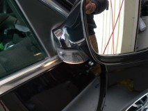 VWパサートのフォグランプHIDと他LED化 ウェルカムランプはミラーを倒して交換。結構勇気がいります。