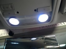VWパサートのフォグランプHIDと他LED化 マップランプも白くなりました。