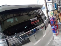  Frespoのチームステッカーとお店のステッカーを貼らせていただきました。ついでにハイマウントもスモール点灯加工しました。 