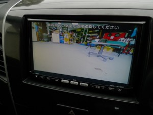 ワゴンRスティングレーのバックカメラ取付
