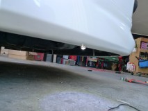 ハイエースのエントリーランプアンダーイルミ施工 ウェルカムランプは1.5Wを合計10個取り付けしました。
