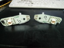 N-BOXのアイラインのホワイト化 ライト殻割するとこのLEDがユニット内にあります。噂では最安グレードに白色の設定があるそうです。部品番号わかれば純正部品取れそうですね。