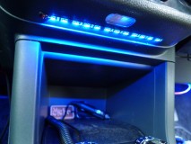 スイフトの液晶パネル反転とスピードメーター打替え コンソール用の照明LEDを追加しました。