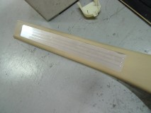 GLS550のサイドステップ制作 リアにはネームも掘られていませんでした。