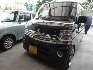 新型エブリィDA17のフォグランプHIDとポジショランプLED