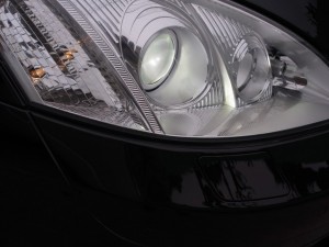 Mercedes W221のポジションランプ他室内灯LED交換