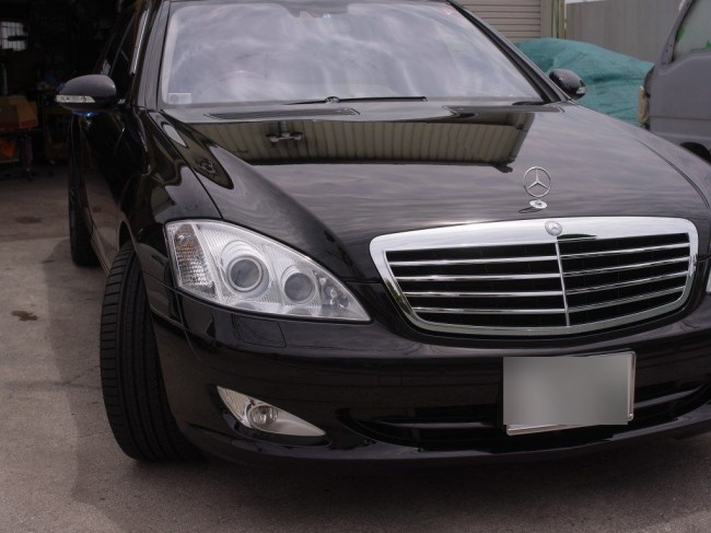   W220前期のウェルカムランプLED化とマップランプ交換  