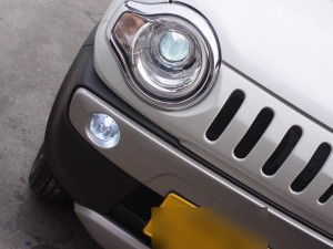 ハスラーのヘッドライトバルブ交換とフォグLED化