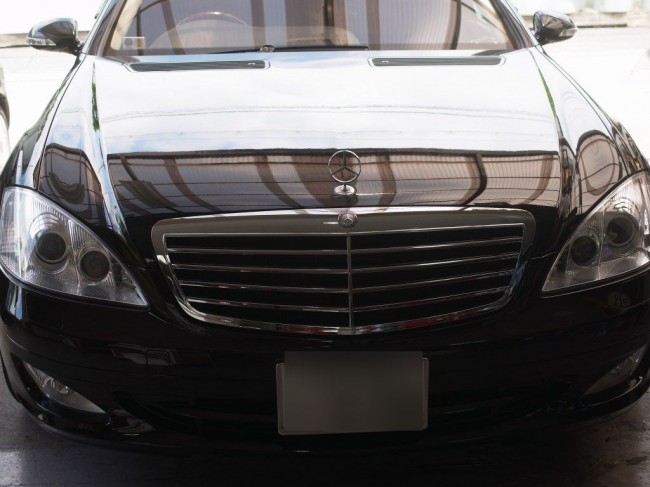   W221メルセデスSクラスの走行中TV視聴加工  