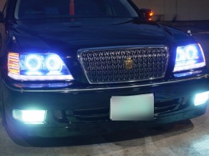 S170系クラウンマジェスタのヘッドライト加工（車両紹介）