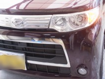 タントカスタムのフォグランプLED化とウィンカーLED施工 ウィンカーも一番明るいバルブを使いました。