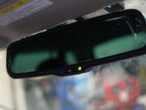 レヴォーグのサイドミラーカメラ取付とダウンライトLED打ち替え ミラーは自動防眩機能付きです。
