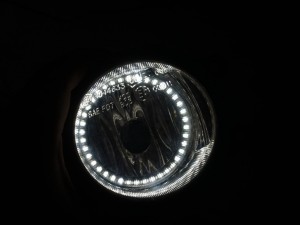 ６０ハリアーのフォグリング仕込み作業