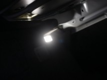 マセラティ ギブリの室内灯LED交換とフットイルミ打ち替え 苦労の甲斐あって、喜びもひとしおです。