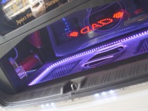 RK-Family ステップワゴンのエアサスBOXコンプリート バラすついでにハーフミラーの部分に「DADロゴ」のイルミネーションを追加しました。