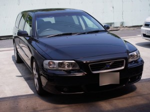 volvo V70 の室内灯LED交換