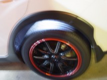 XV ハイブリッドのLED加工・装飾いろいろ タイヤハウス内にもLEDを仕込み、足元を彩ります。