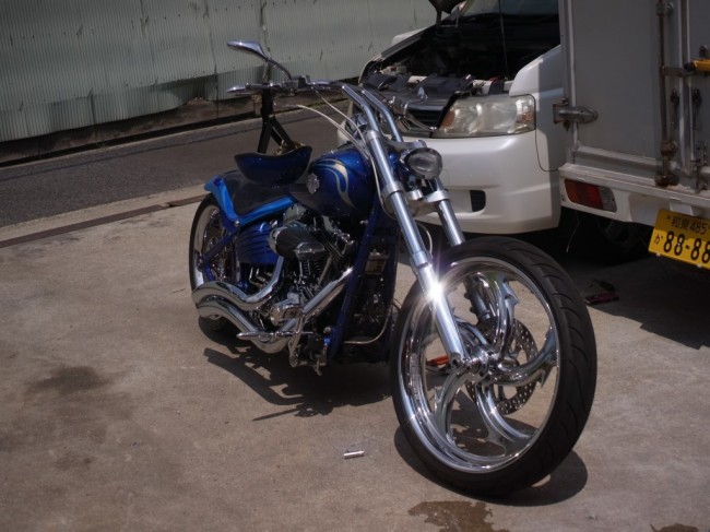 ハーレーのテール&ウィンカー加工 ハーレーのテール&ウィンカー加工