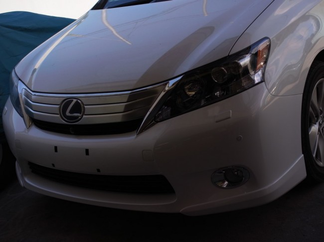   Lexus HS のフォグランプ＆ポジションランプのLED化  