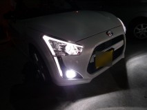 コペン Robe S のLEDチューニング 今回はLEDをチョイスし、格段に明るさがアップしました。
