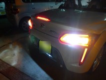 コペン Robe S のLEDチューニング 直視厳禁な感じです。