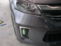 フリードのデイライト施工 純正らしさを損なわずいい感じに施工できました。