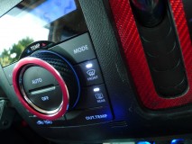 ソリオバンディッドのエアコンパネル打ち替えとスイッチLED化 今回は文字を青、インジケーターを白にしました。