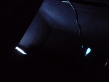  センターコンソール内のLEDも白色に。 