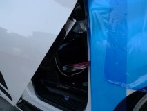  前回配線束が太すぎて干渉していたので、横長に平べったくなるようにしました。 