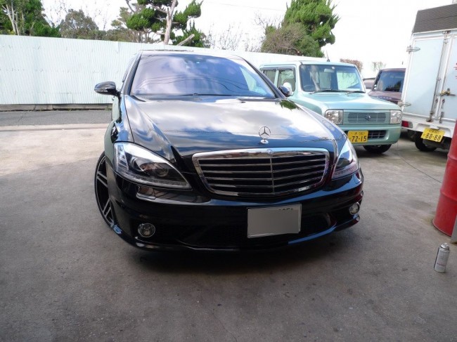 W221Mercedesベンツのヘッドライト交換&加工 W221Mercedesベンツのヘッドライト交換&加工