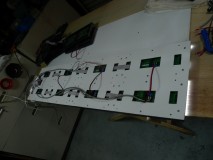 LED看板の制作 アルミの複合板を使って防水します。LED全面は防水処理済み。