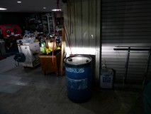 タントのヘッドライトLED化と室内灯もLED化 LEDの光軸は下方向の光が少なくなっているがカットラインは非常に綺麗で車検もこのまま通る