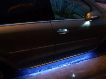 GL550のアウターハンドルイルミ施工 完成