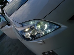 30プリウスの電格ミラー連動とハイビーム・バックランプLED化