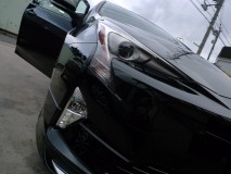 50プリウスのブレーキ増設加工とフロントデイライト化 元々スモールランプで点灯する配線をIG電源へ切り替えました。スイッチなしなのでエンジンルーム内で完結します。