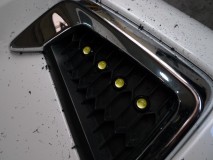  そしてLEDを埋め込んだ状態。 