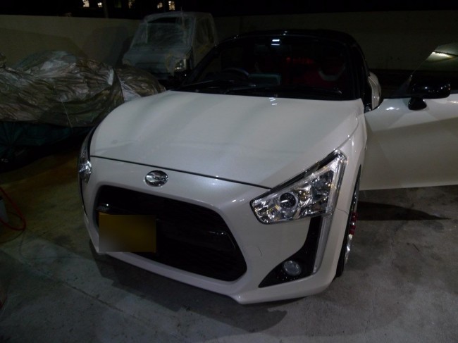 COPEN(コペン)Robe Sのサイドステップガーニッシュの取付 COPEN(コペン)Robe Sのサイドステップガーニッシュの取付