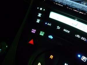 ３０プリウスのパネル類LED打ち替え